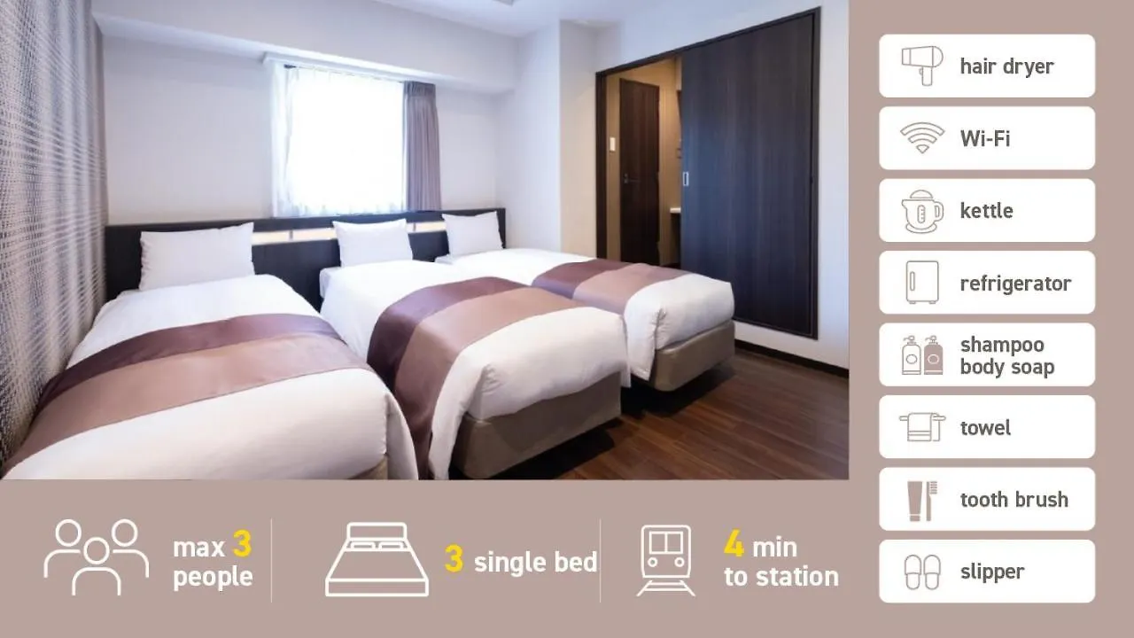 Nipponbashi Luxe Hotel Osaka